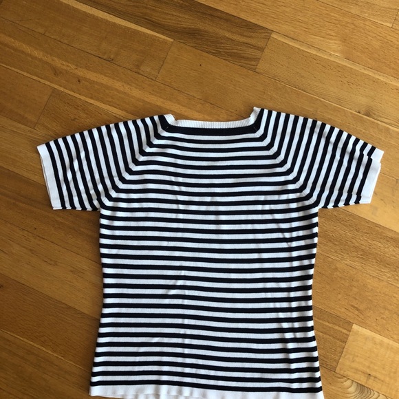 Vintage knit tee stripe top - Picture 4 of 5
